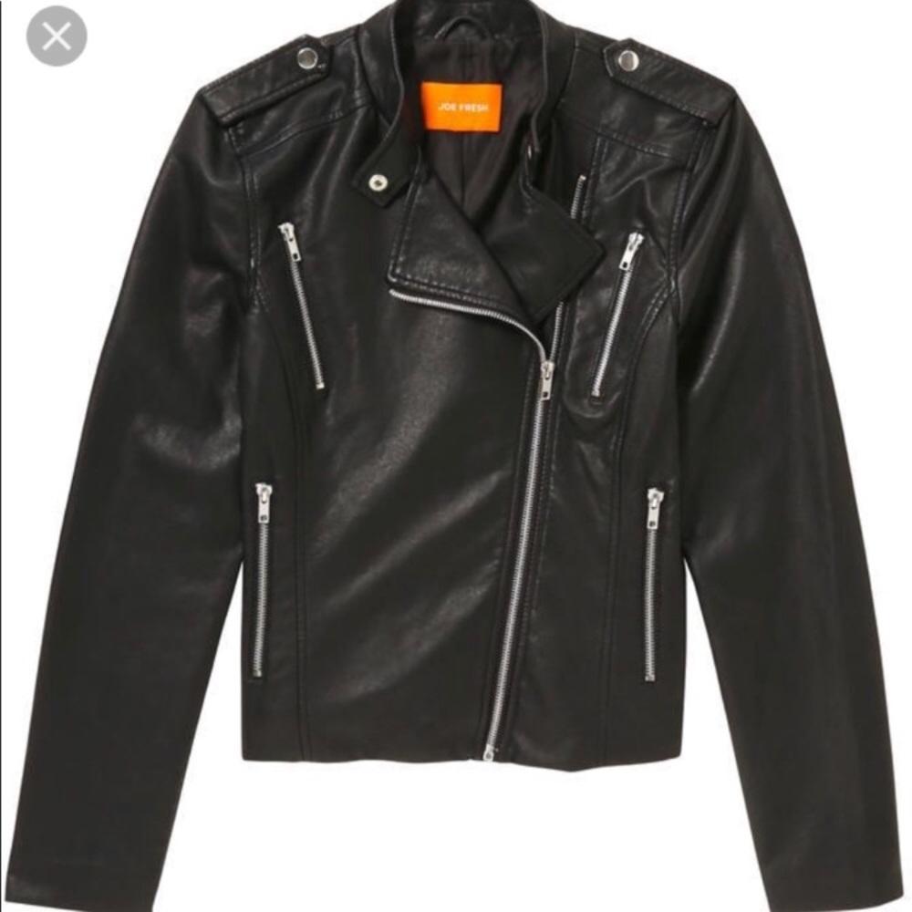 Joe Fresh Faux Leather Moto Jacket